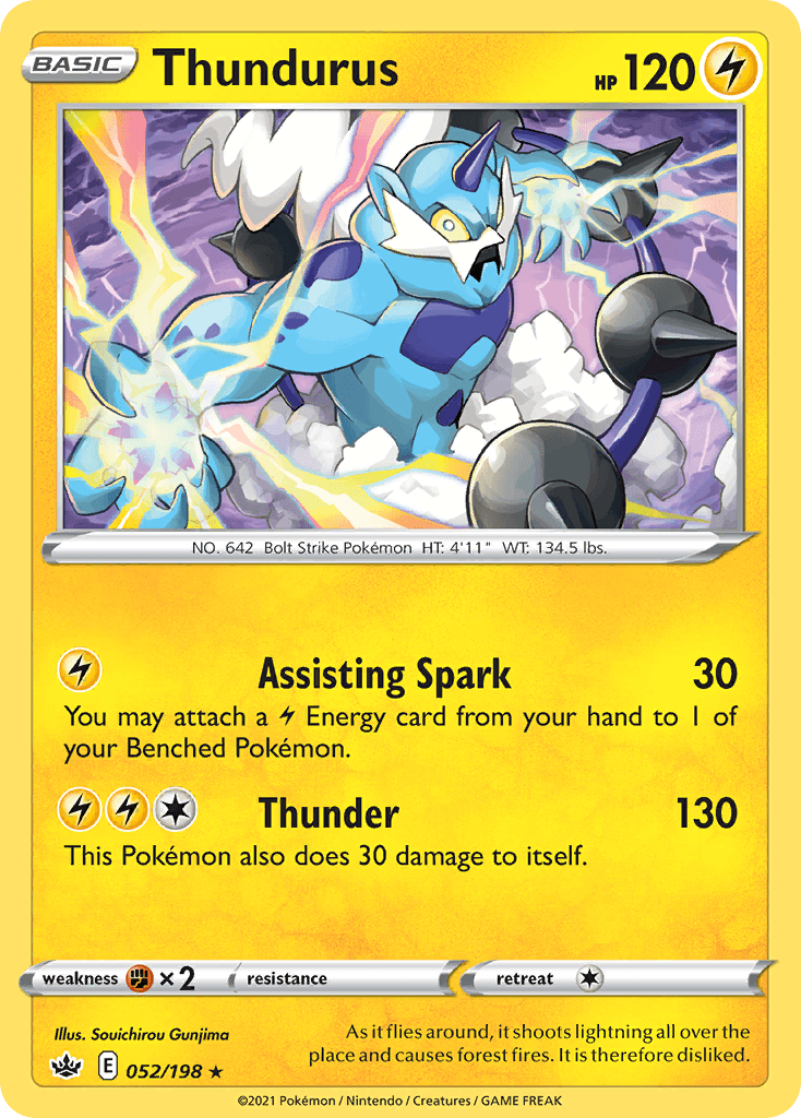 Carta Pokémon Thundurus 52