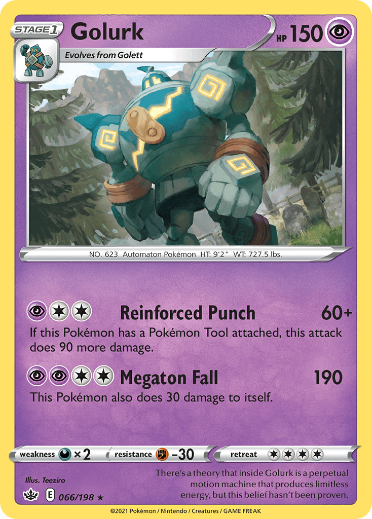 Carta Pokémon Golurk 66
