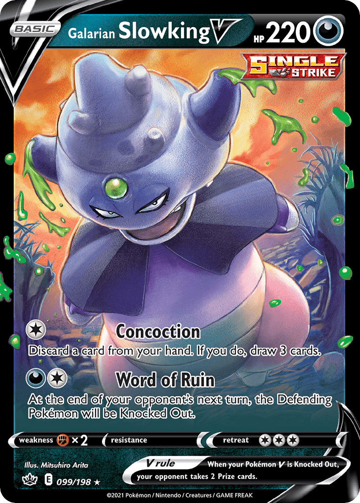 Carta Pokémon Galarian Slowking V