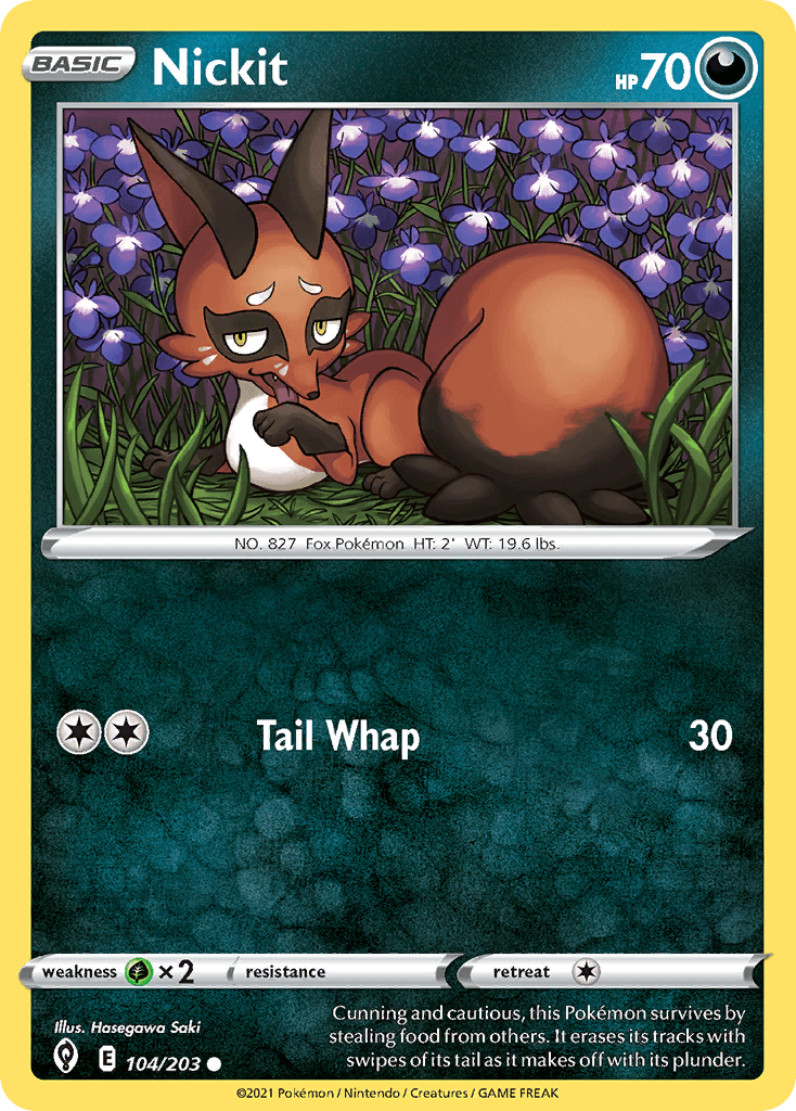 Carta Pokémon Nickit