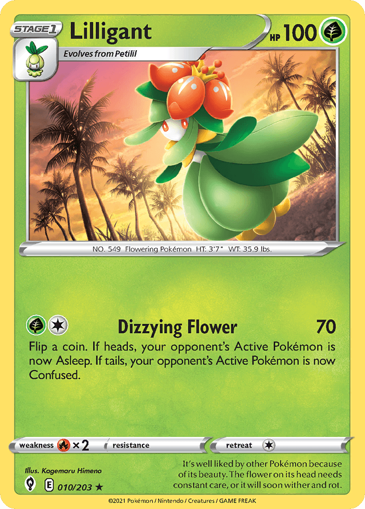 Carta Pokémon Lilligant 10