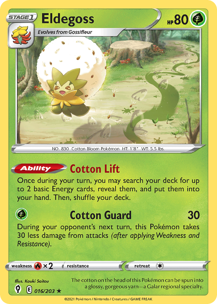 Carta Pokémon Eldegoss 16