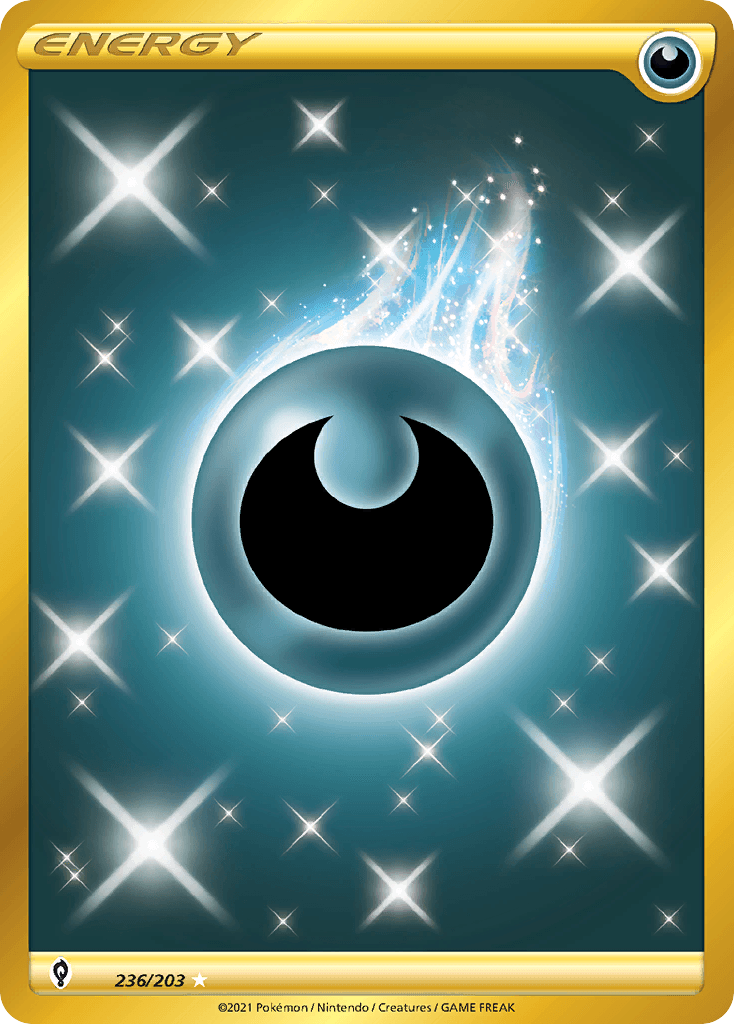 Carta Pokémon Darkness Energy 236 de Evolving Skies