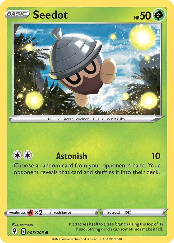 Carta Pokémon Seedot 5