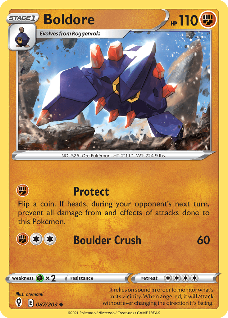 Carta Pokémon Boldore 87