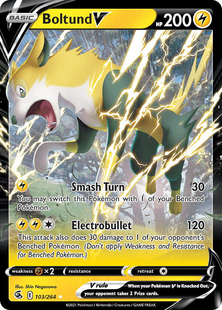 Carta Pokémon Boltund V