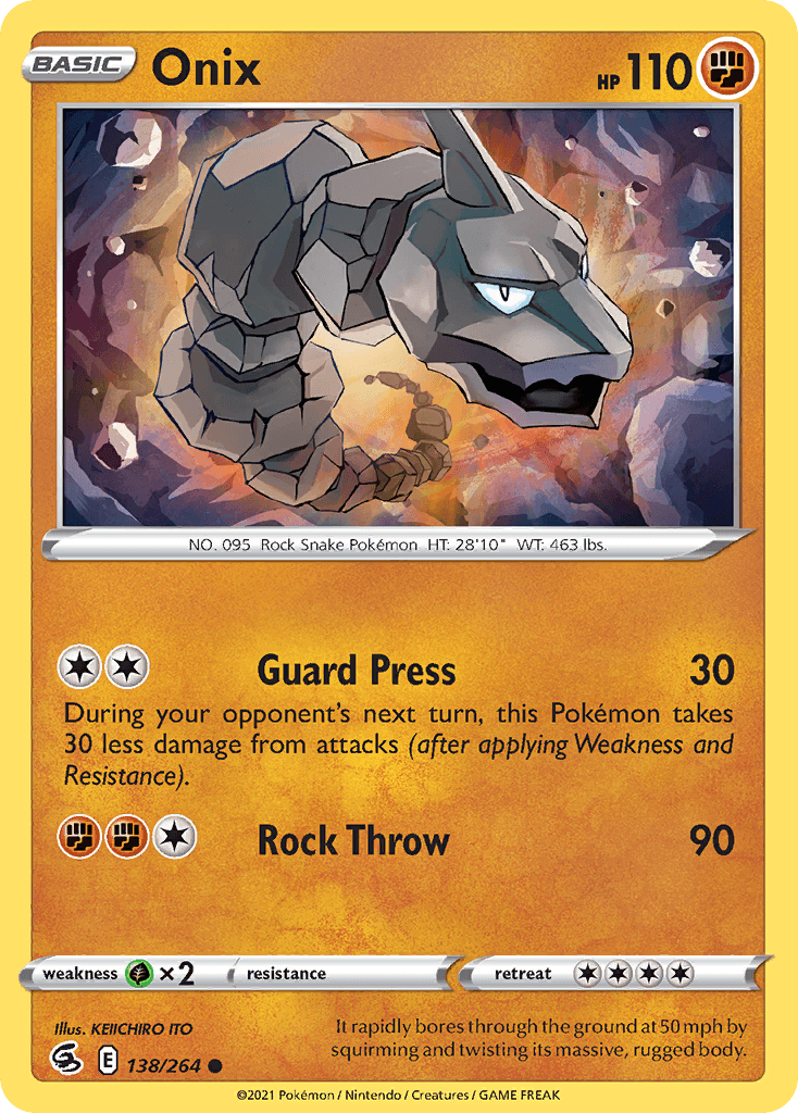 Carta Pokémon Onix