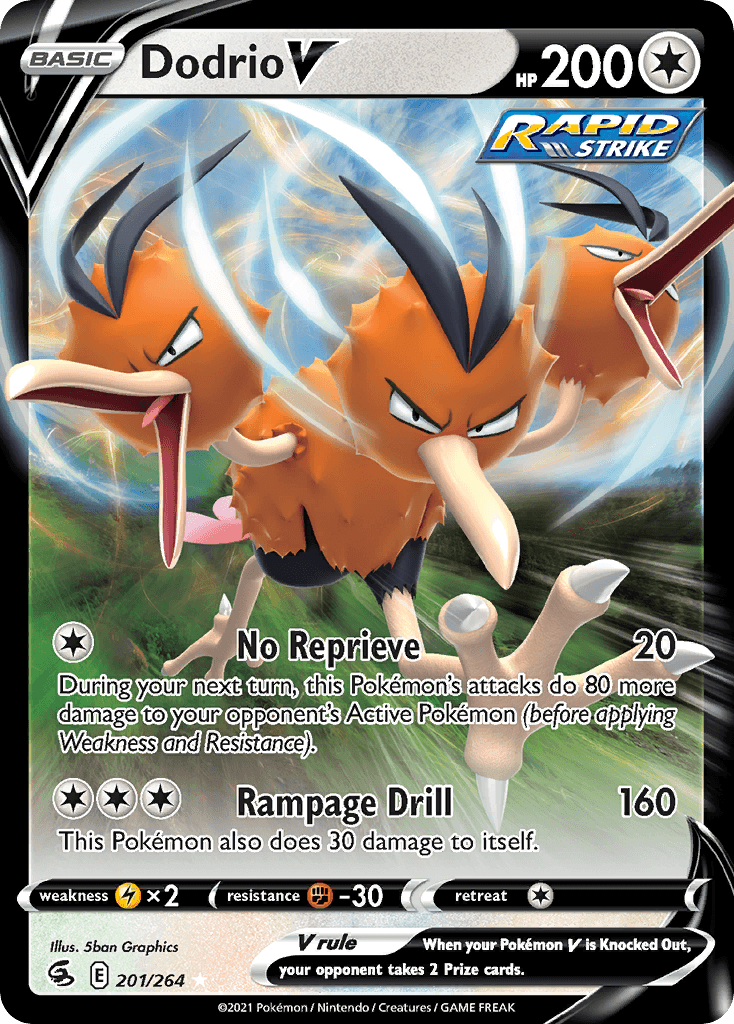 Carta Pokémon Dodrio V