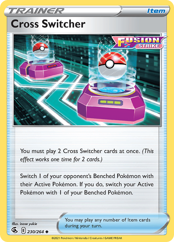 Carta Pokémon Cross Switcher 230 de Fusion Strike