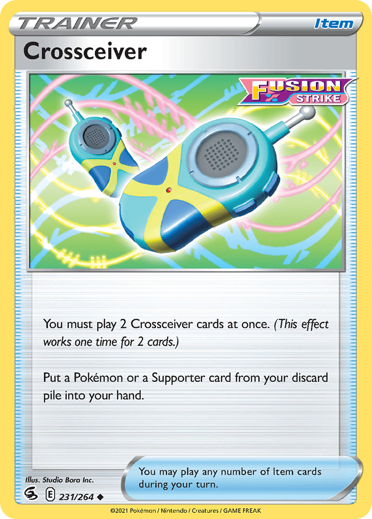 Carta Pokémon Crossceiver 231 de Fusion Strike