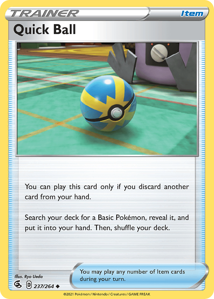 Carta Pokémon Quick Ball 237 de Fusion Strike