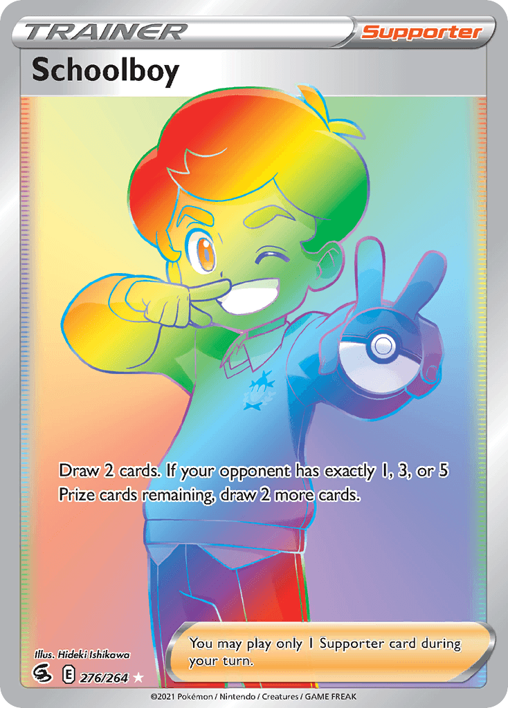 Carta Pokémon Schoolboy 276 de Fusion Strike