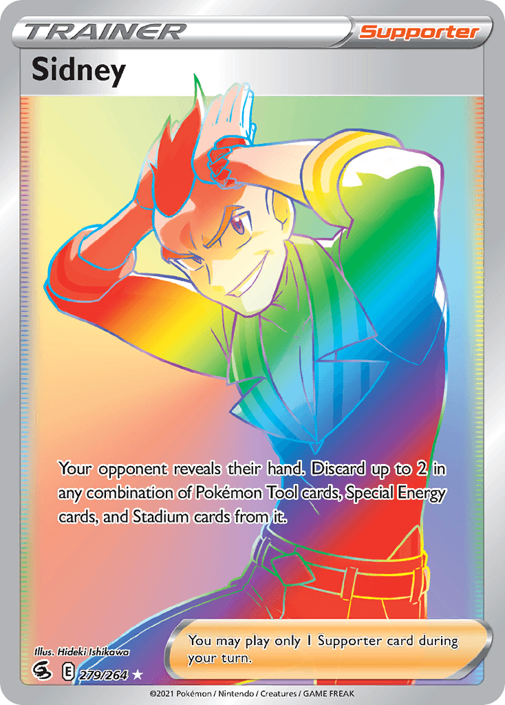 Carta Pokémon Sidney 279 de Fusion Strike