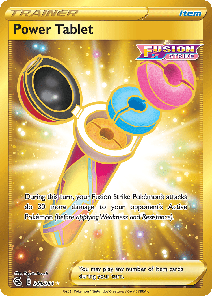 Carta Pokémon Power Tablet 281 de Fusion Strike