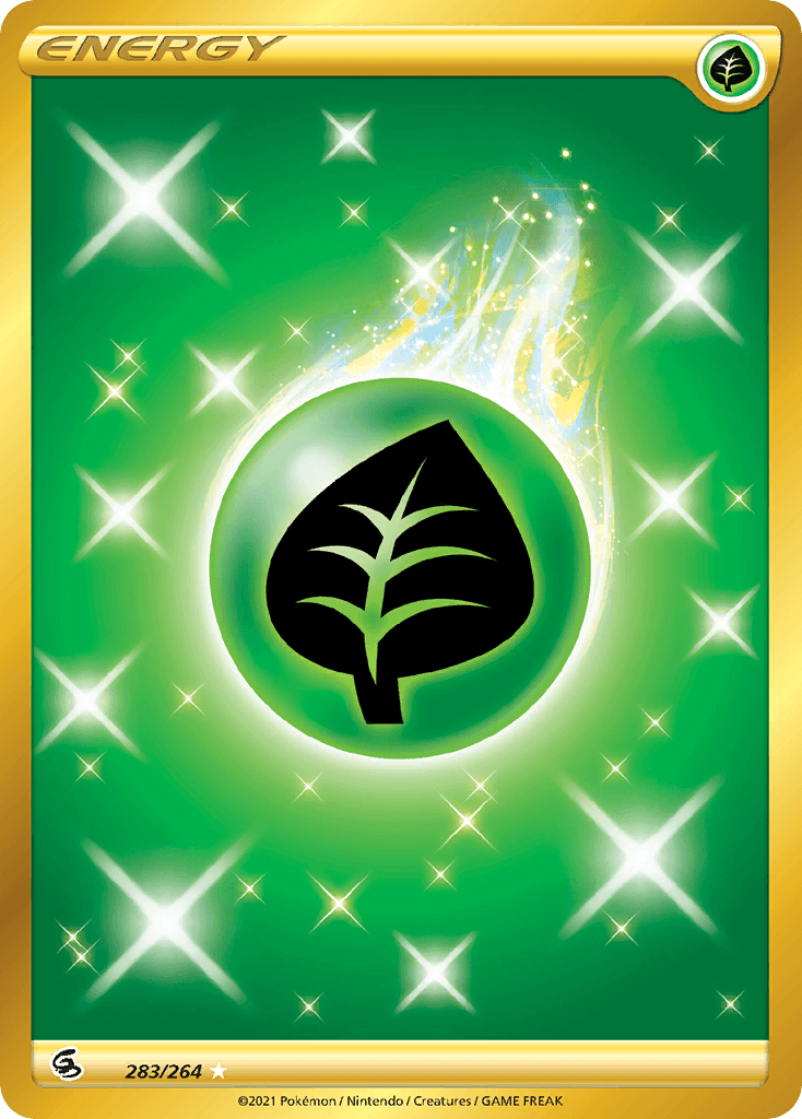 Carta Pokémon Grass Energy 283 de Fusion Strike