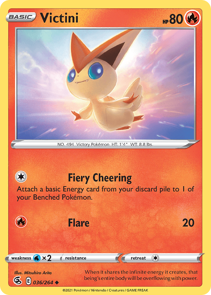 Carta Pokémon Victini
