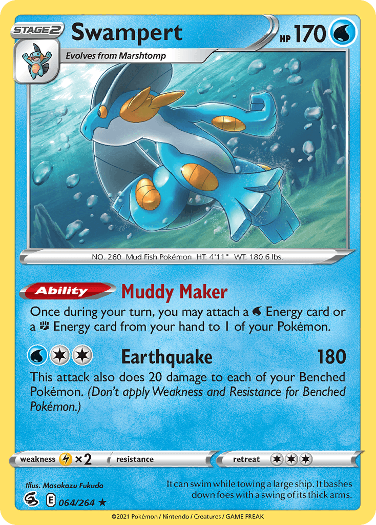 Carta Pokémon Swampert