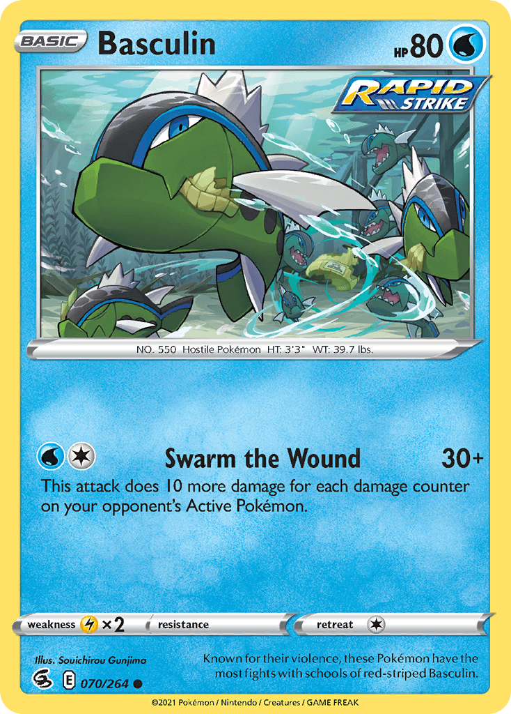 Carta Pokémon Basculin