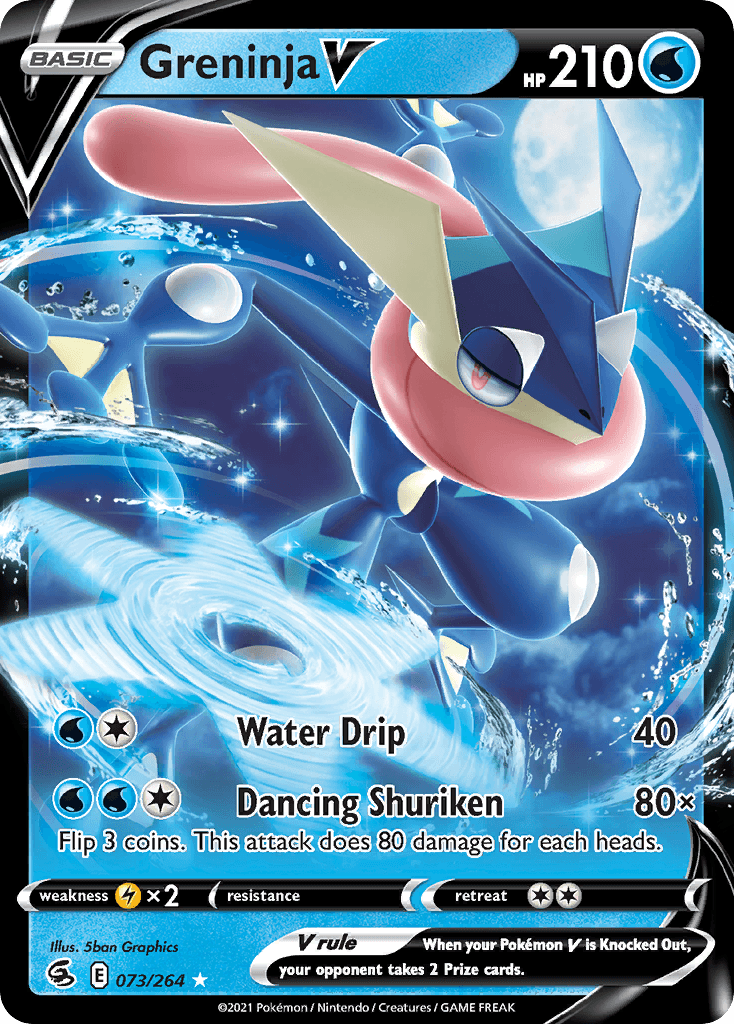 Carta Pokémon Greninja V