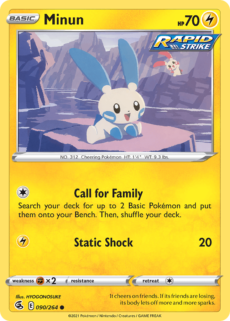 Carta Pokémon Minun