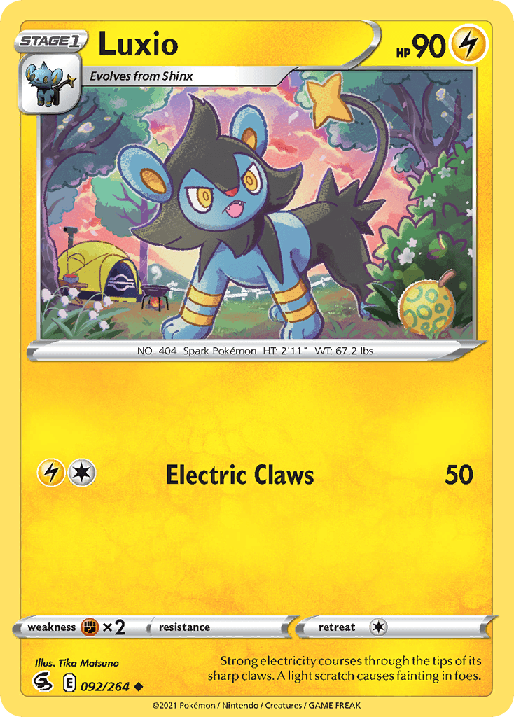 Carta Pokémon Luxio