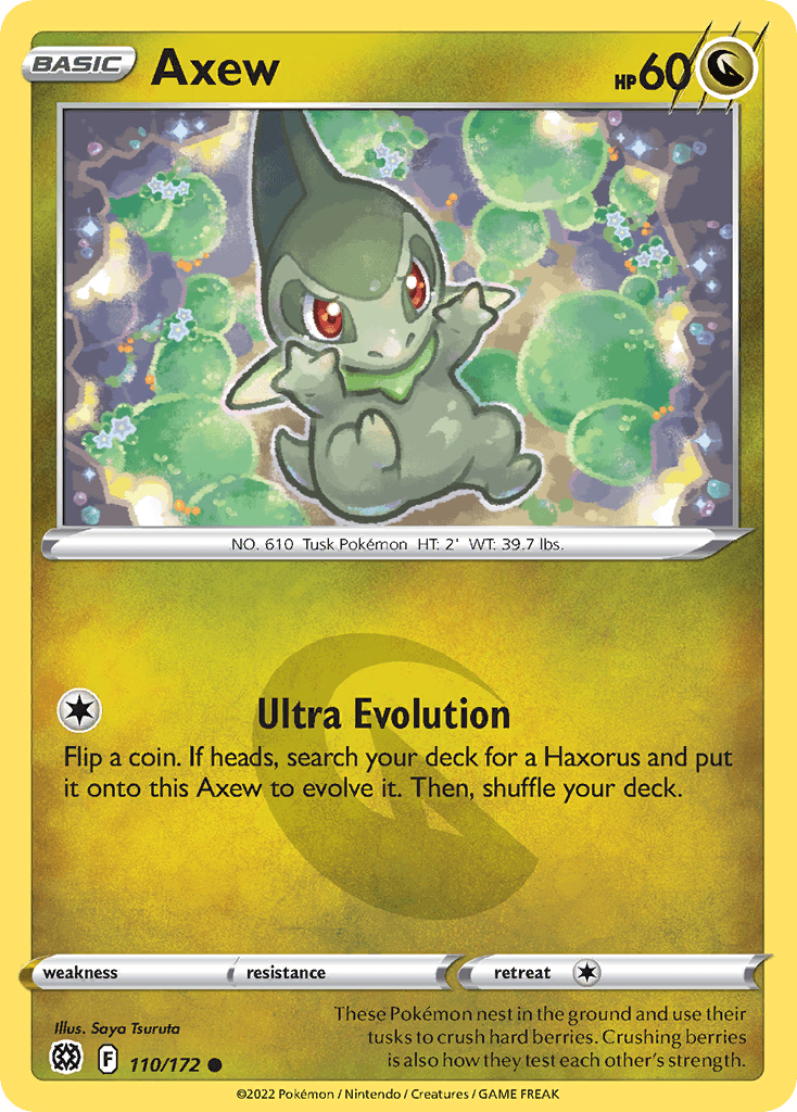 Carta Pokémon Axew 110