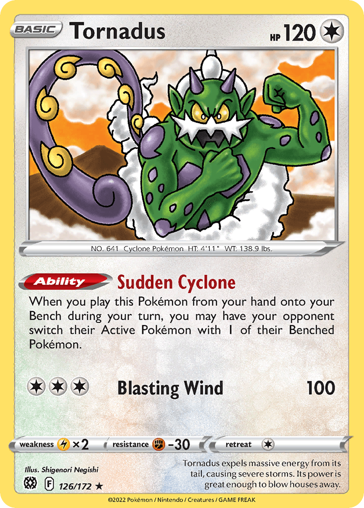 Carta Pokémon Tornadus