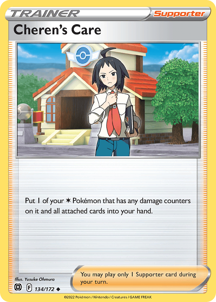 Carta Pokémon Cheren's Care 134 de Brilliant Stars