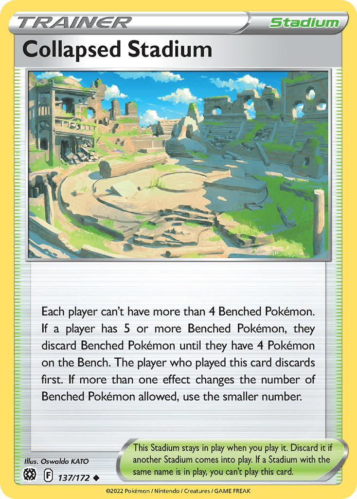 Carta Pokémon Collapsed Stadium 137 de Brilliant Stars