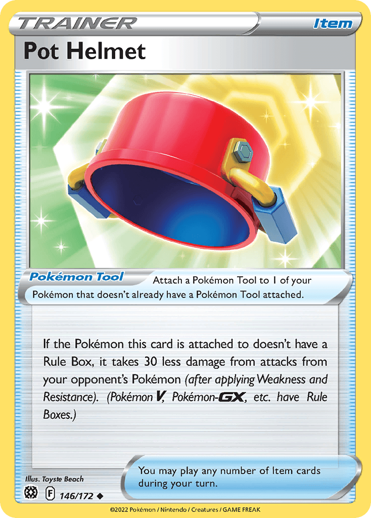 Carta Pokémon Pot Helmet 146 de Brilliant Stars