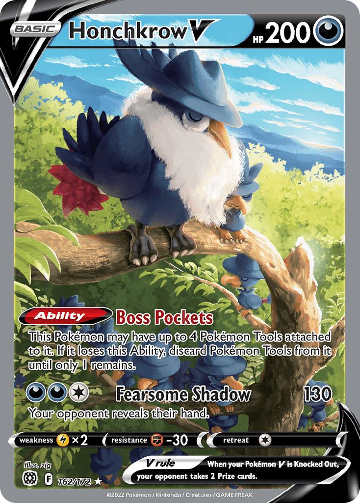 Carta Pokémon Honchkrow V