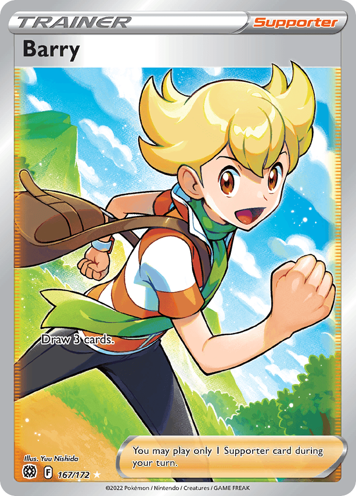 Carta Pokémon Barry 167 de Brilliant Stars