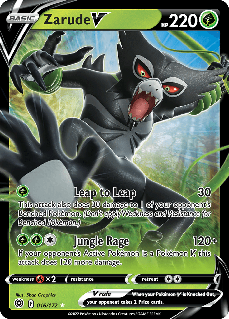Carta Pokémon Zarude V