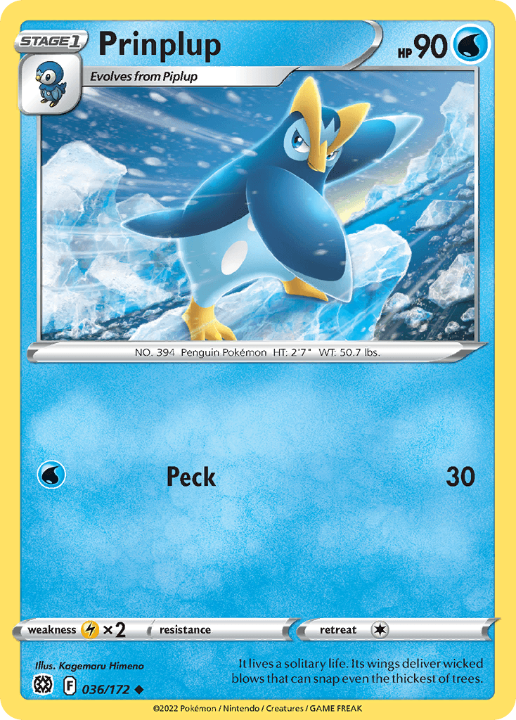 Carta Pokémon Prinplup
