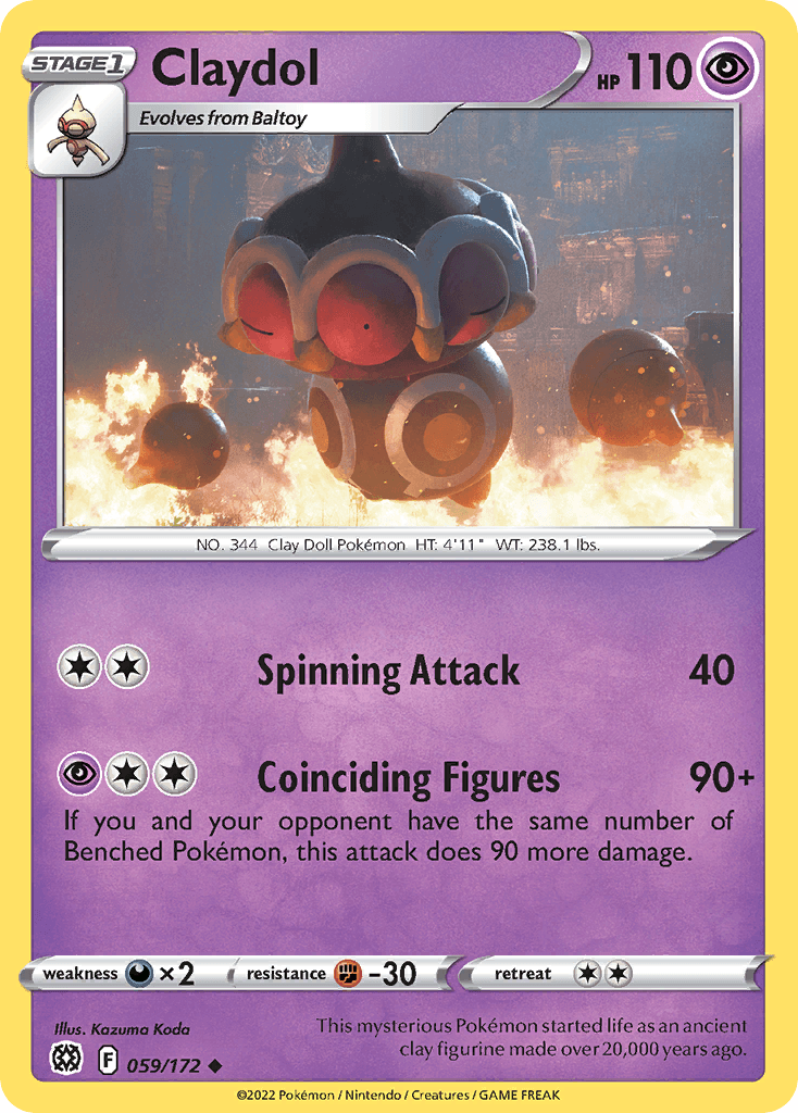 Carta Pokémon Claydol