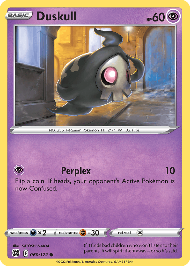 Carta Pokémon Duskull