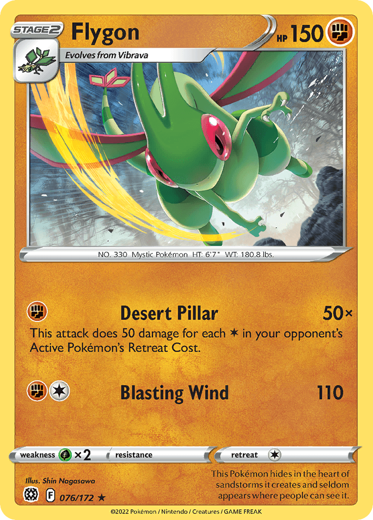 Carta Pokémon Flygon
