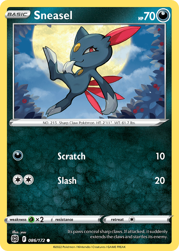 Carta Pokémon Sneasel