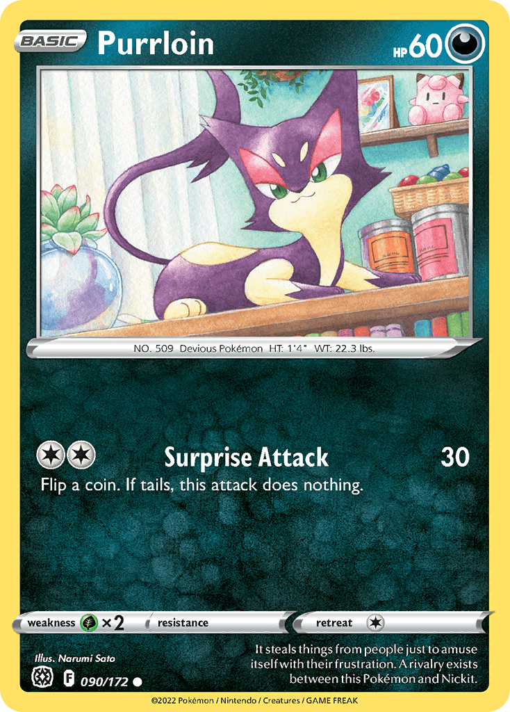 Carta Pokémon Purrloin