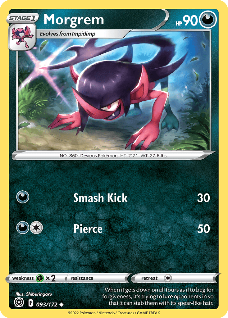 Carta Pokémon Morgrem