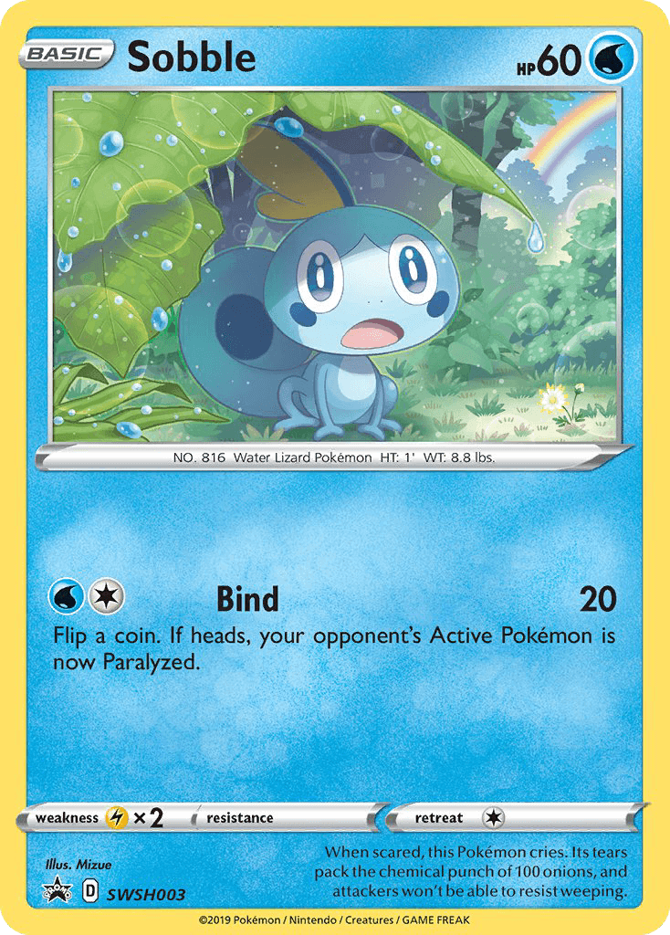Carta Pokémon Sobble SWSH003