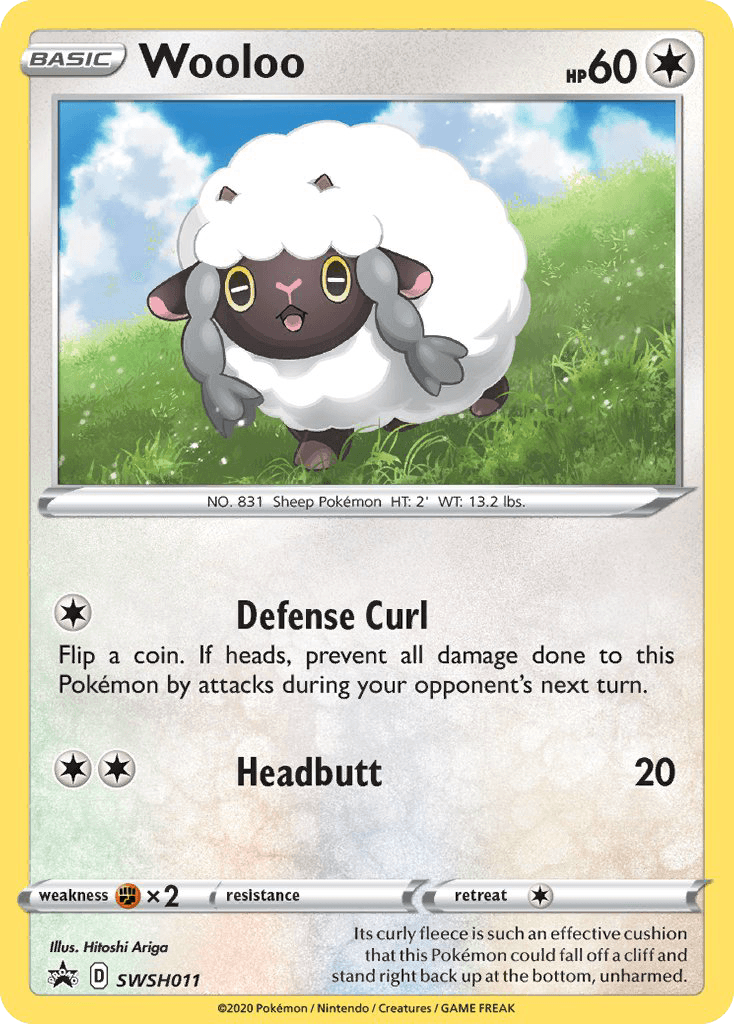 Carta Pokémon Wooloo SWSH011