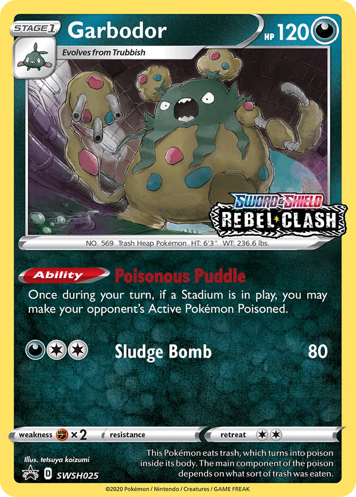 Carta Pokémon Garbodor
