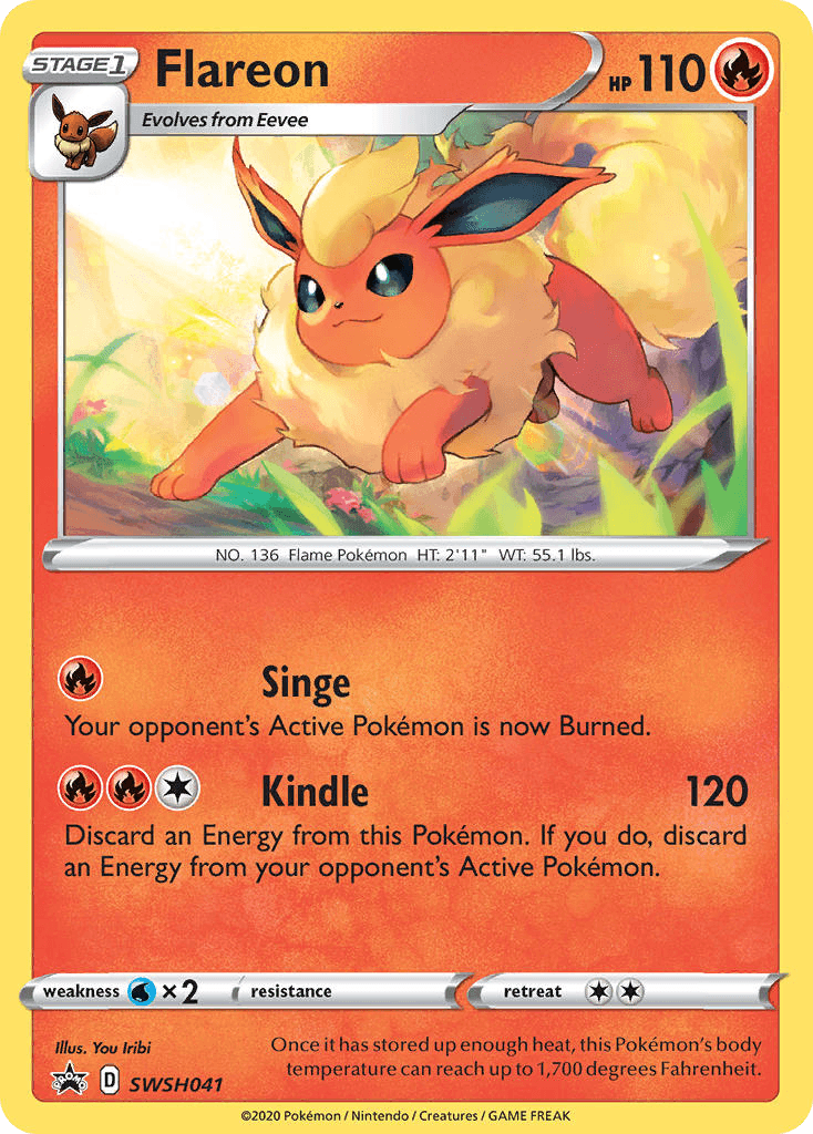 Carta Pokémon Flareon