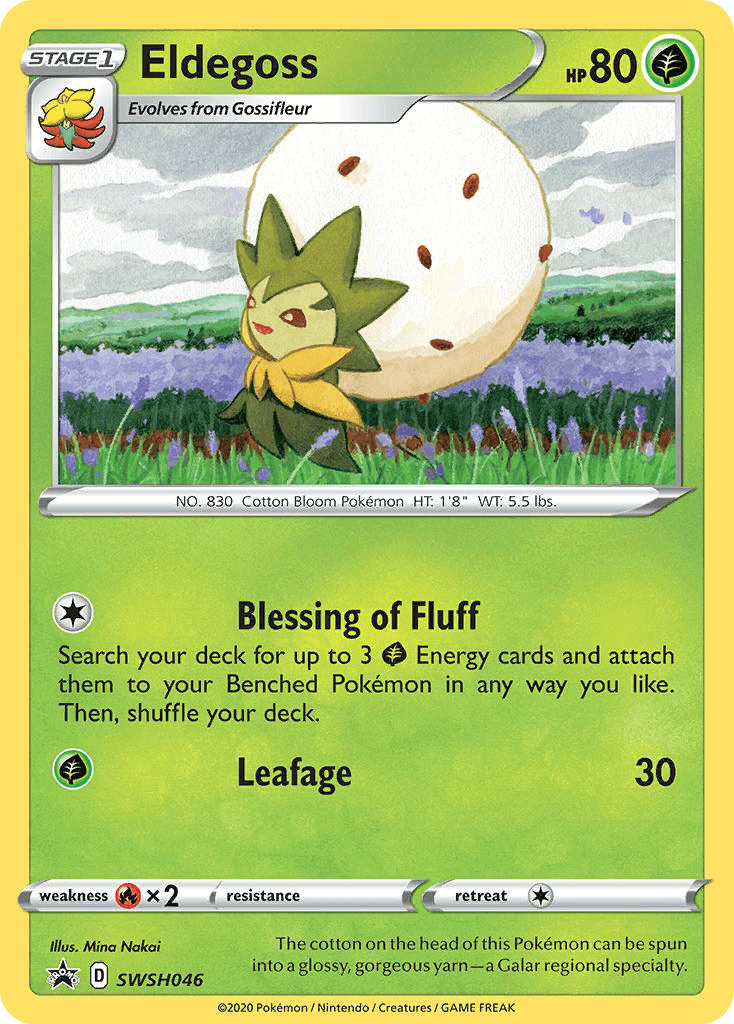 Carta Pokémon Eldegoss SWSH046