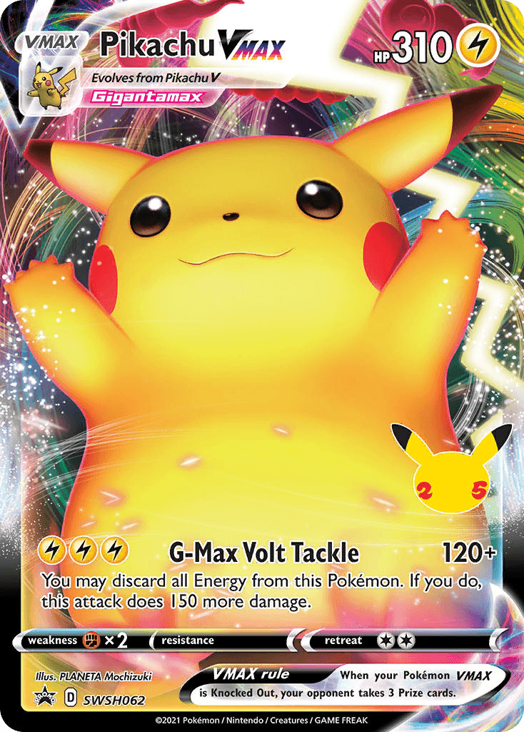 Carta Pokémon Pikachu VMAX