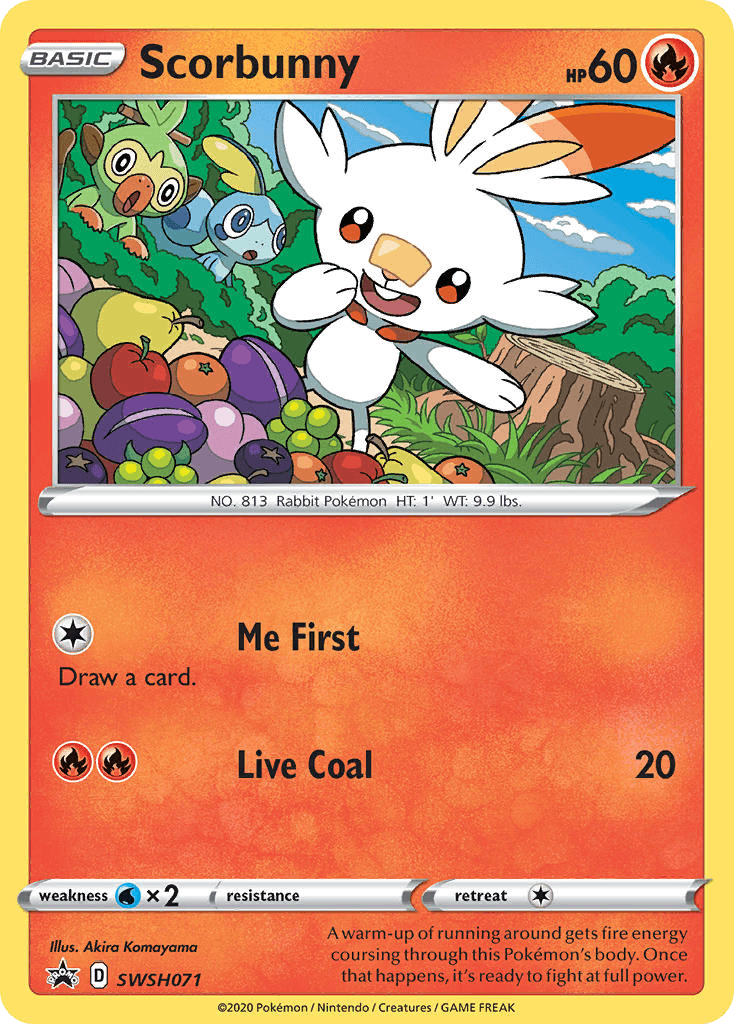 Carta Pokémon Scorbunny