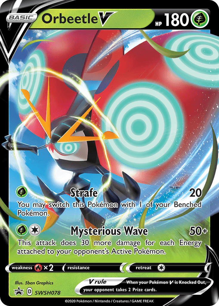 Carta Pokémon Orbeetle V