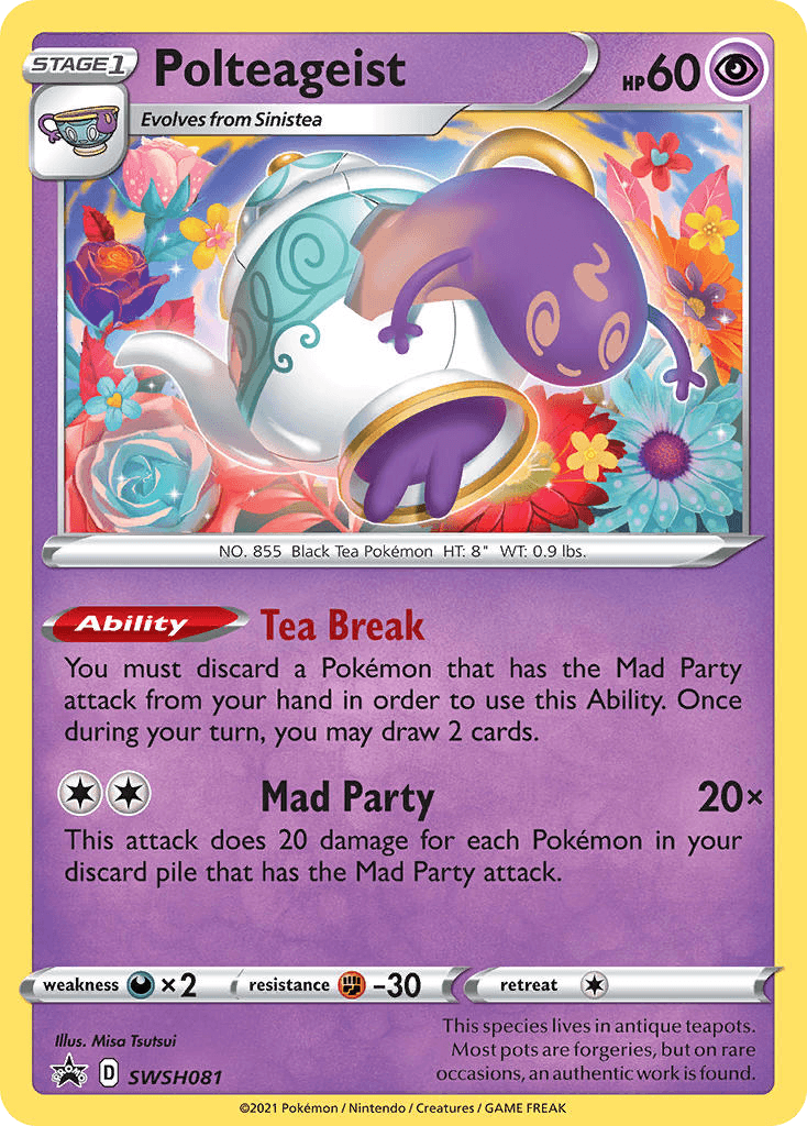 Carta Pokémon Polteageist SWSH081