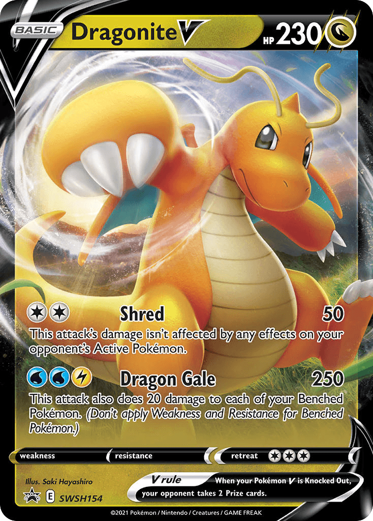 Carta Pokémon Dragonite V
